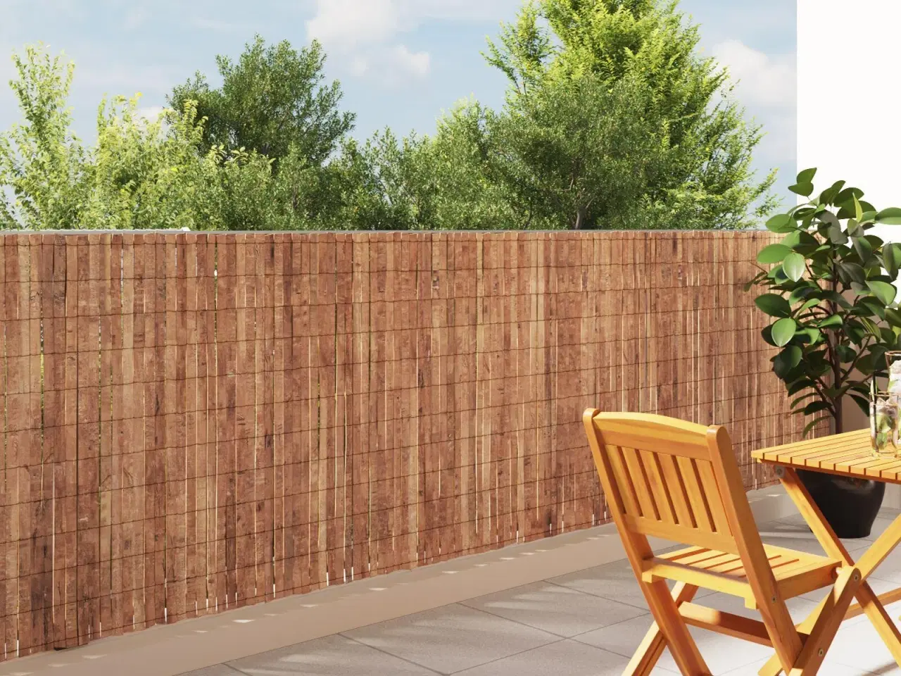 Billede 1 - Barkhegn Brun 400 x 125 cm Bark
