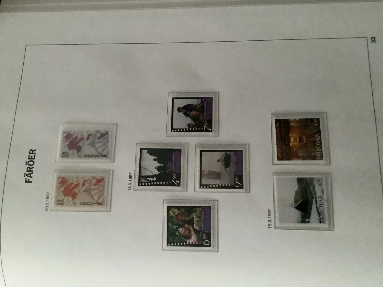 Billede 1 - Færørske frimærker