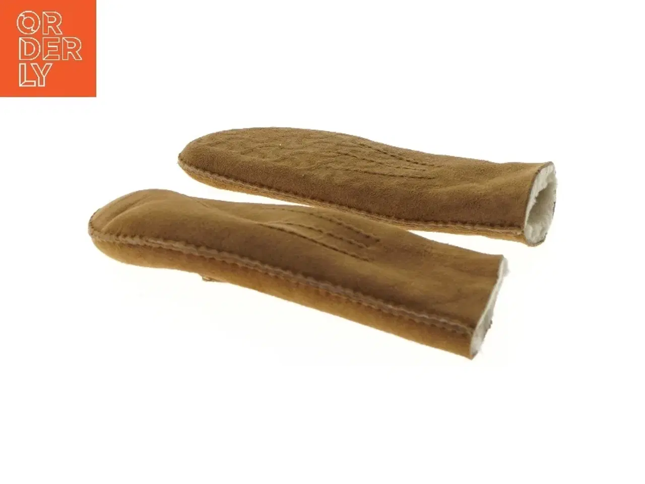 Billede 3 - Brune læder luffer (str. 24 cm)