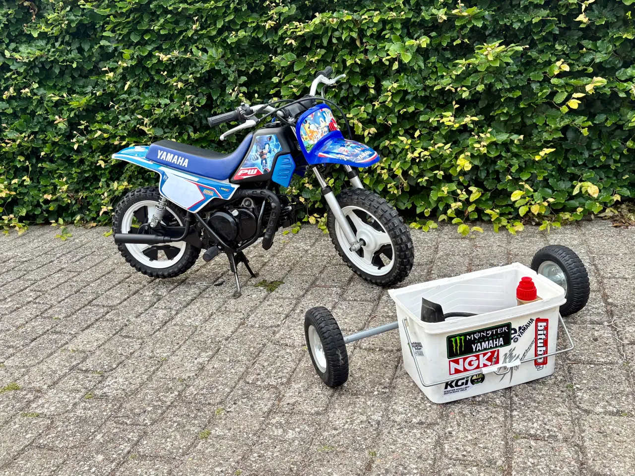 Billede 1 - YAMAHA PW 50 + tilbehør 