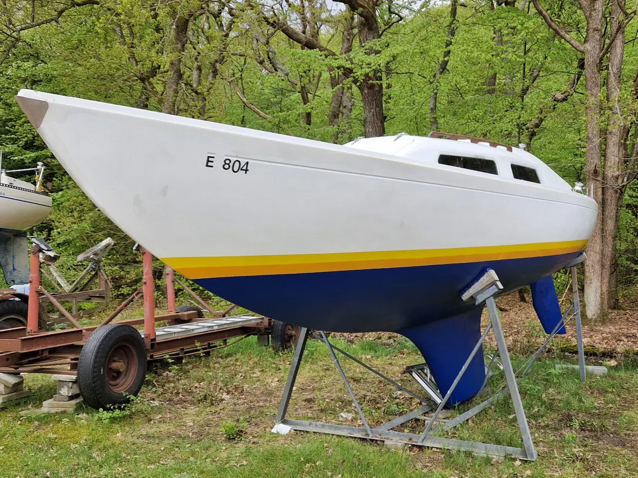 Billede 7 - Vi sælger vores skønne H-båd. Model Elvstrøm