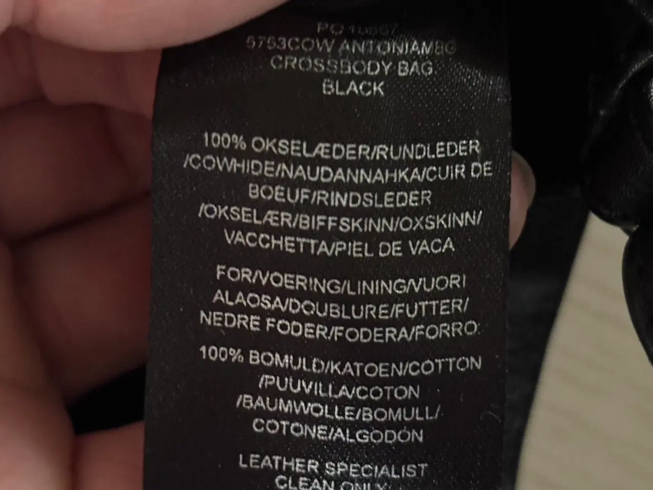 Billede 5 - Flot lækker Markberg taske crossbody i okselæder.