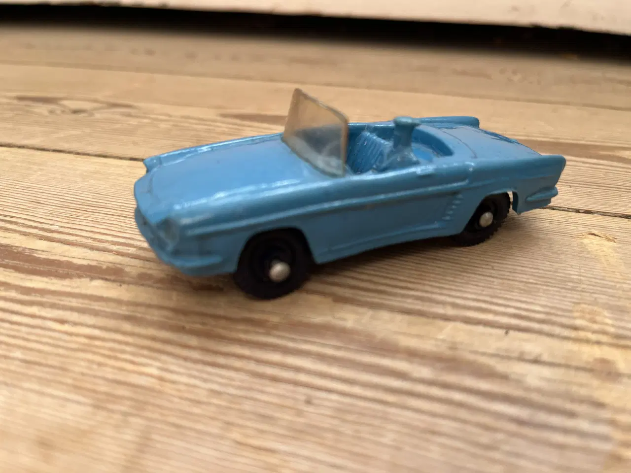 Billede 1 - Blå linol modelbil fra Norge