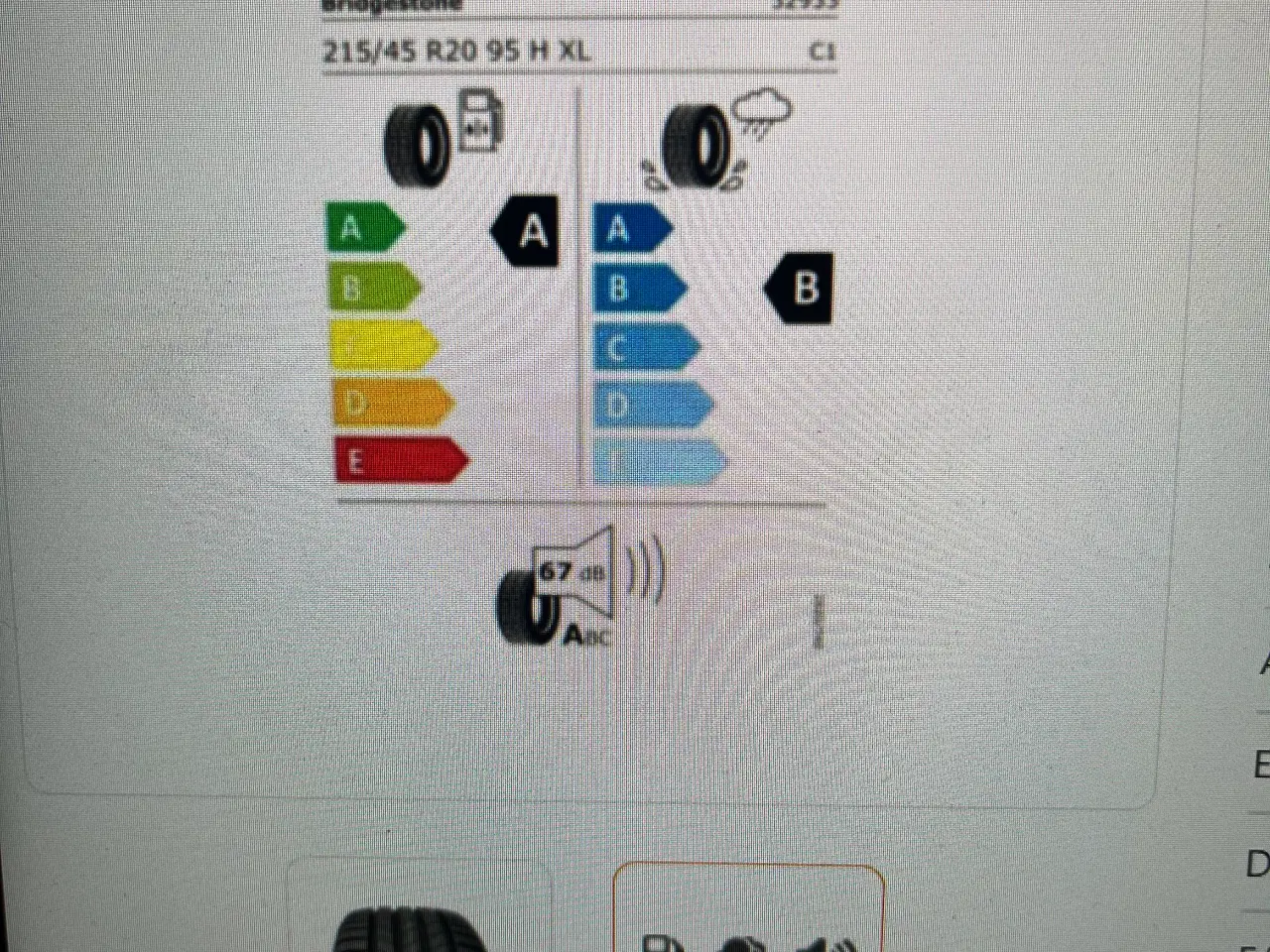 Billede 9 - Nye 215-45-20 sommerdæk Bridgestone