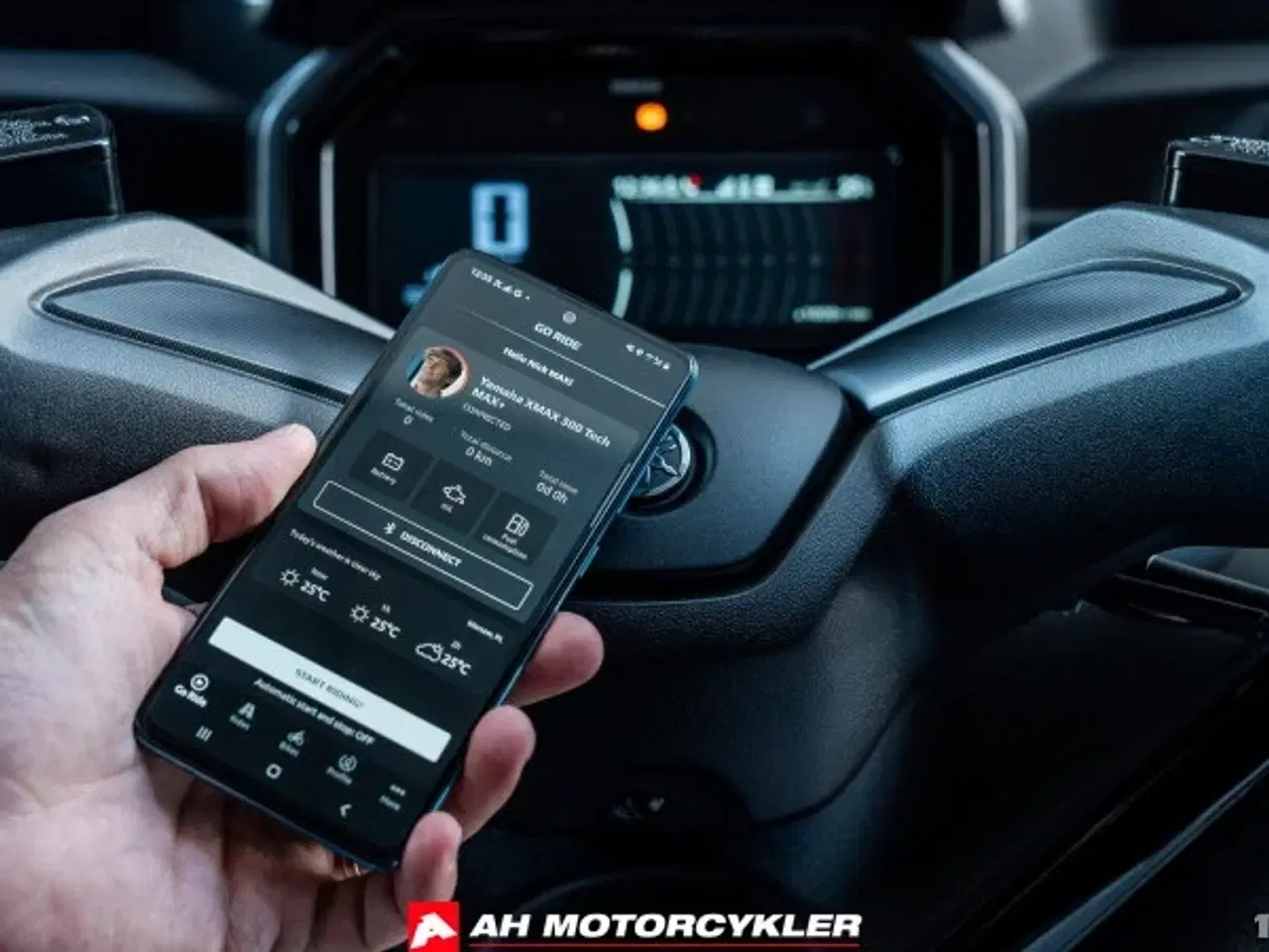 Billede 24 - Yamaha X-Max 300 Tech Max + Crystal Graphite