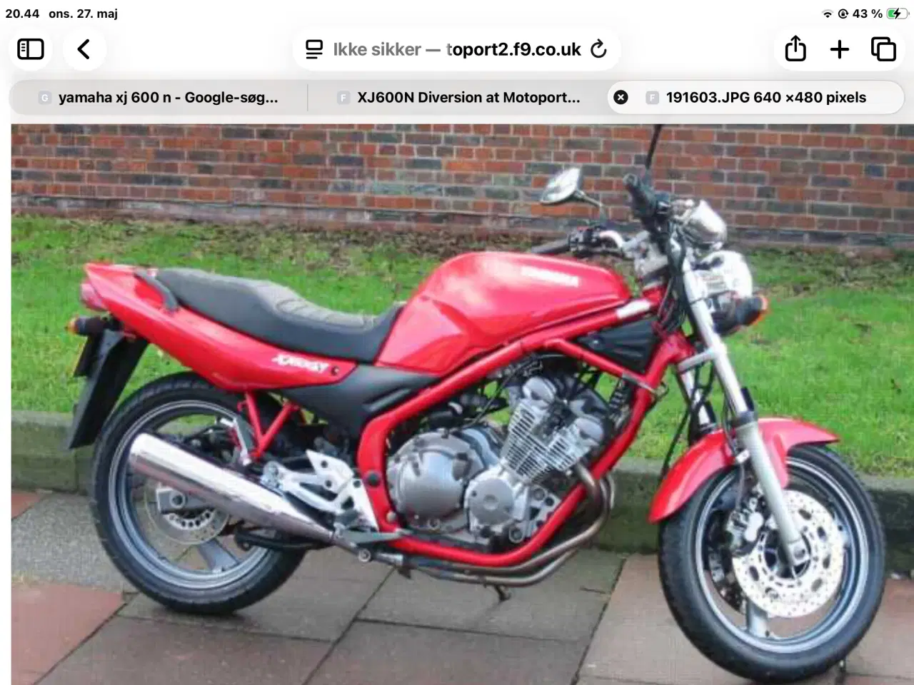 Billede 1 - Yamaha Xj 600 N købes