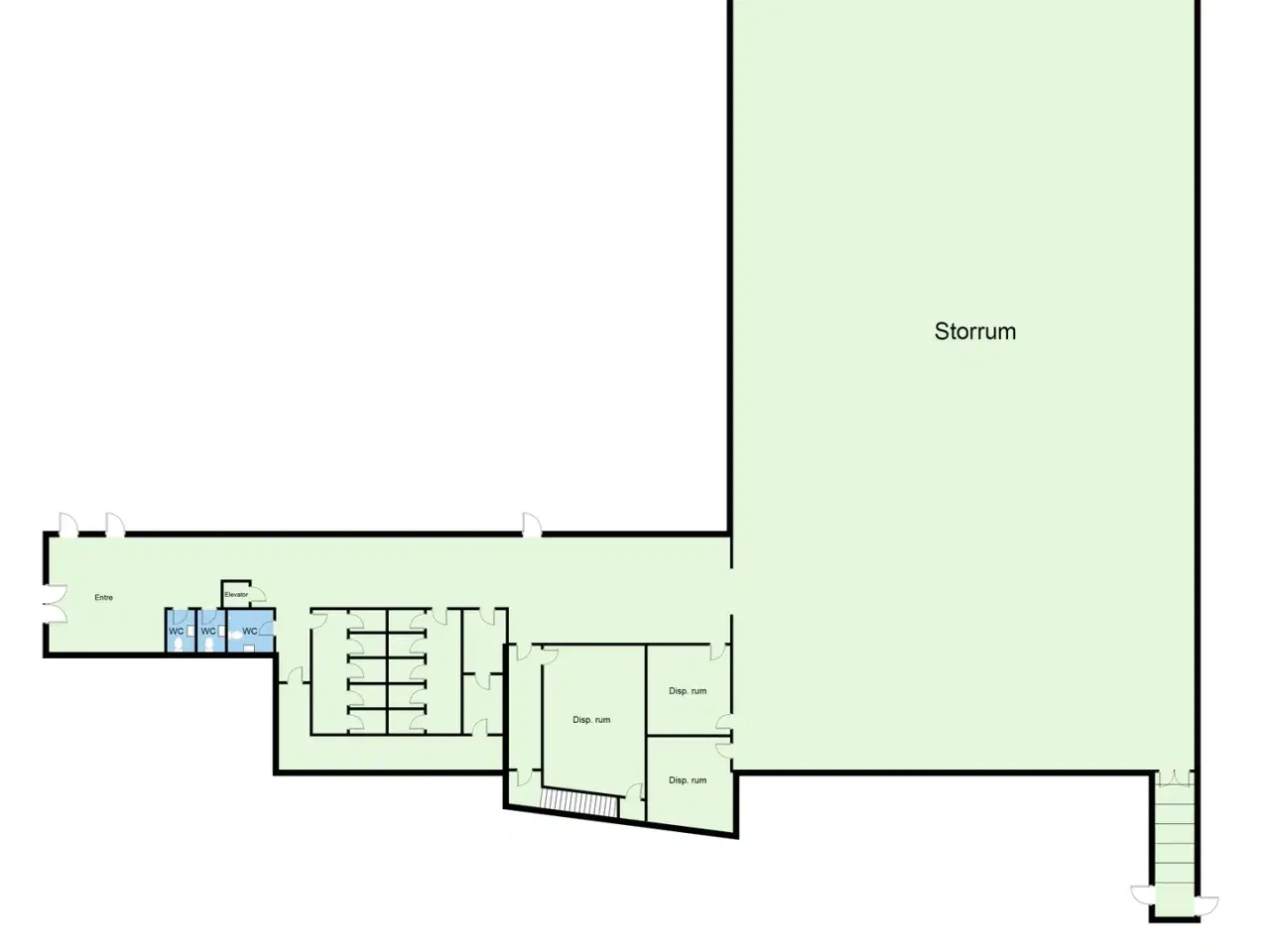 Billede 21 - Renoveret lejemål i en fabriksbygning med tilhørende stor parkeringsplads