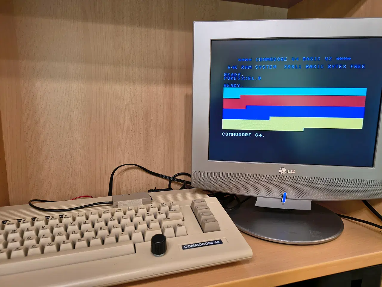 Billede 1 - commodore 64c. fin stand