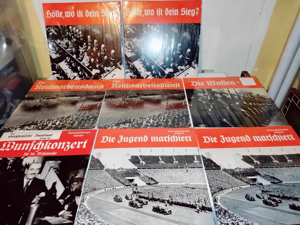 Billede 1 - 8 stk tyske propagandaplader 
