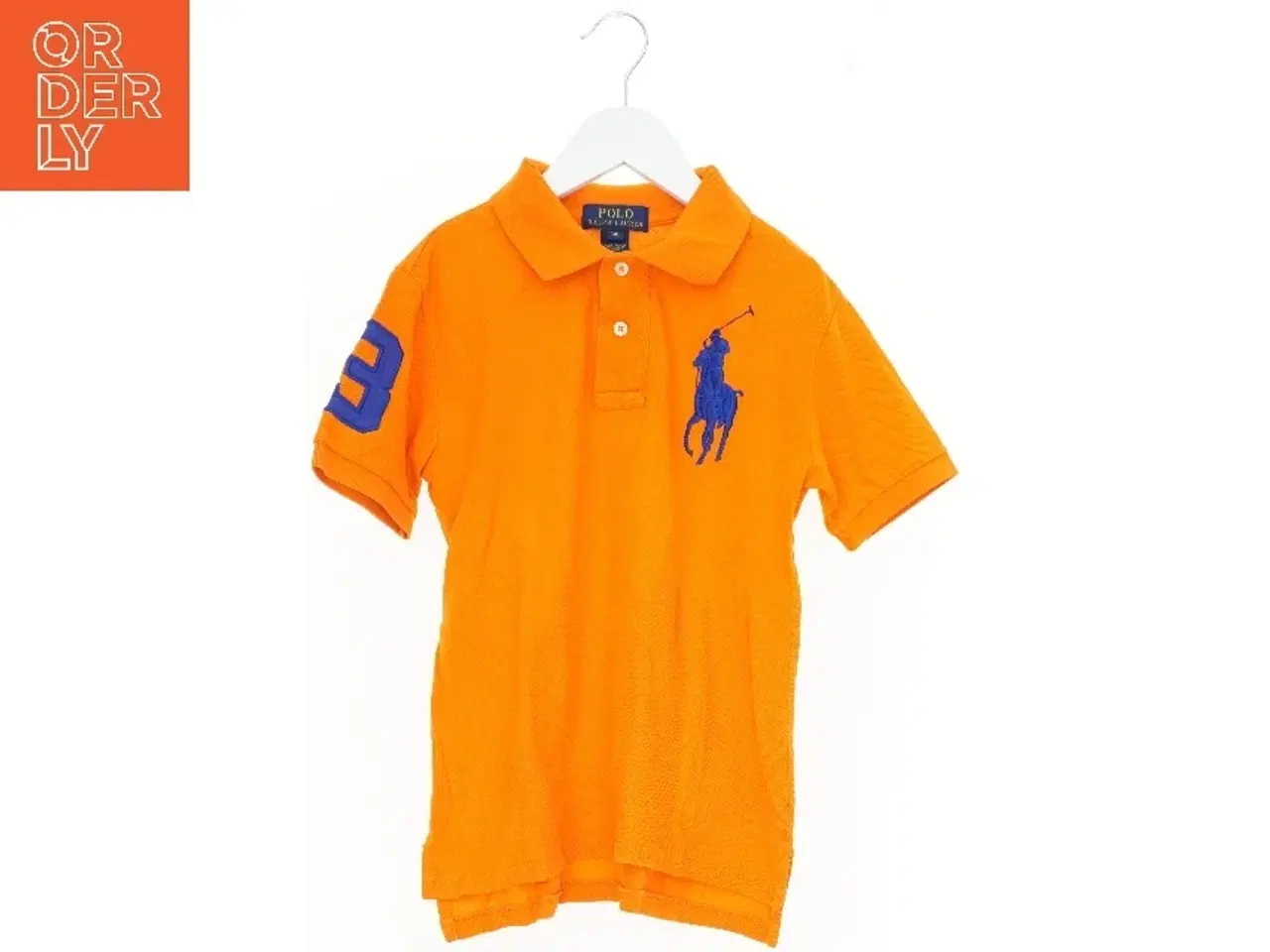 Billede 1 - Orange Polo T-shirt fra Ralph Lauren (str. 128)