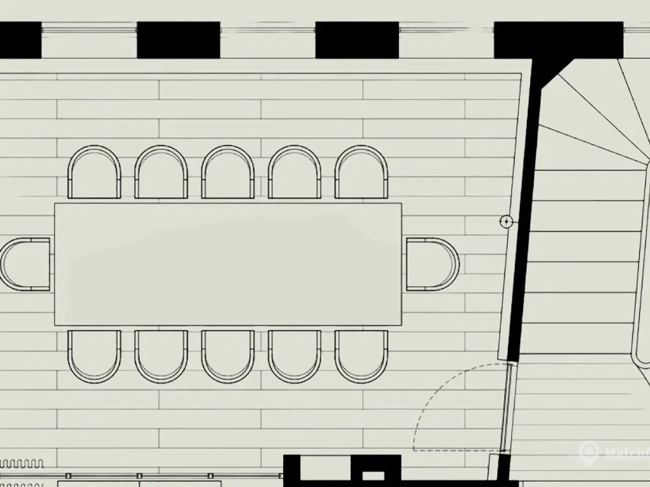 Billede 5 - Mødelokale i den brostensbelgagte Latinerkvarteret