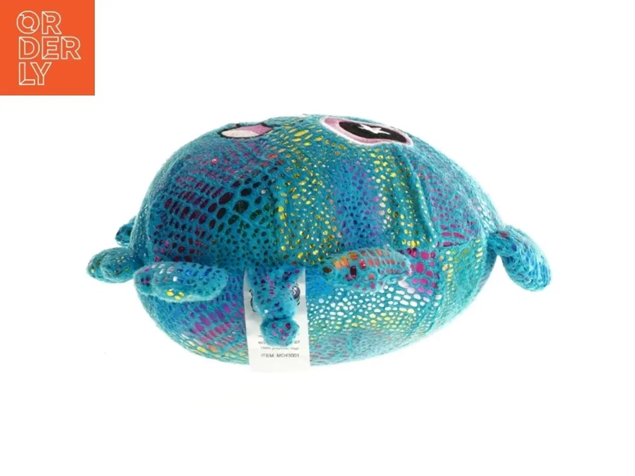 Billede 3 - Farverig plys skildpadde (str. 20 x 18 cm)