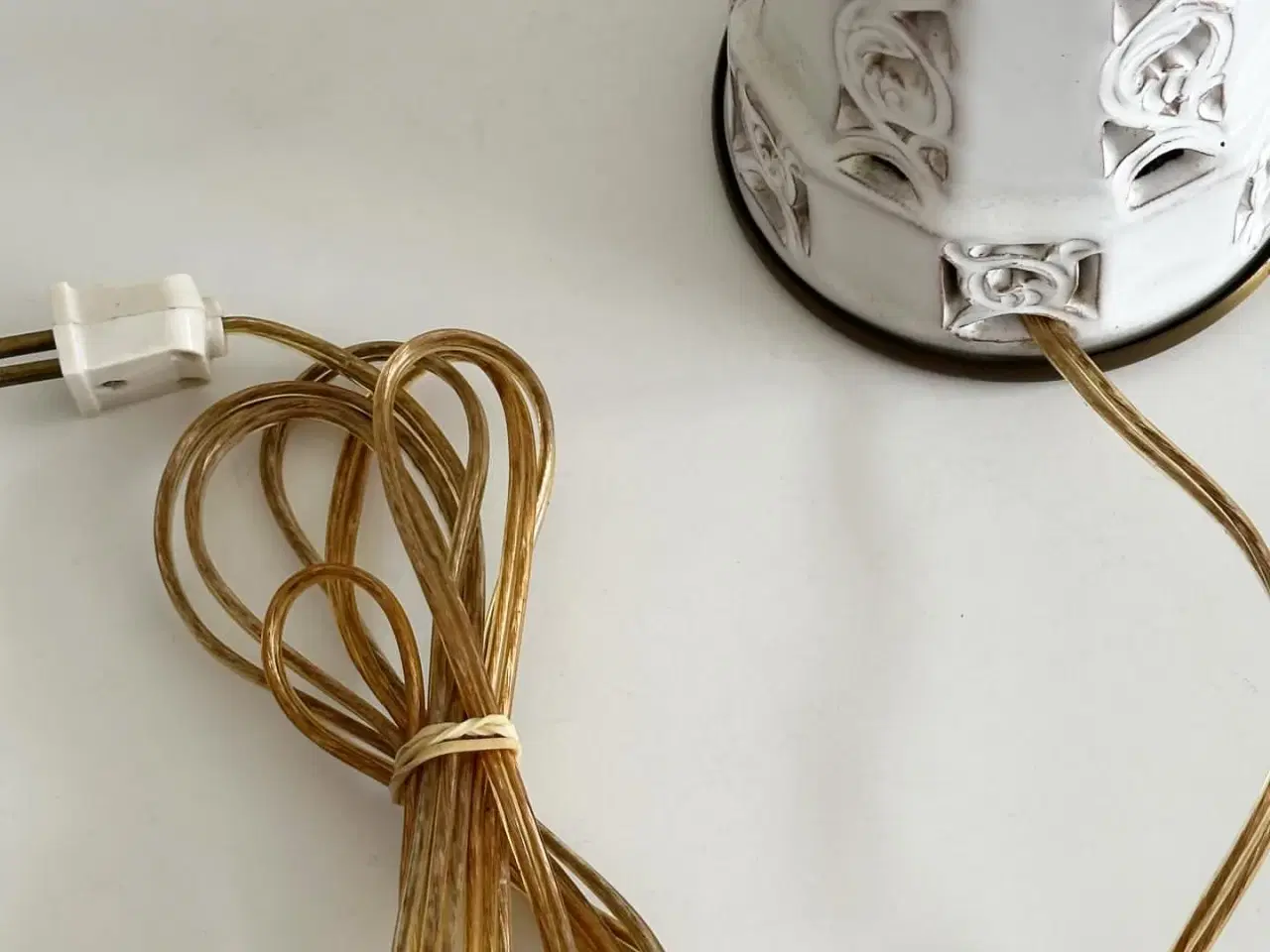 Billede 8 - Heiberg bordlampe m gennembrudt mønster