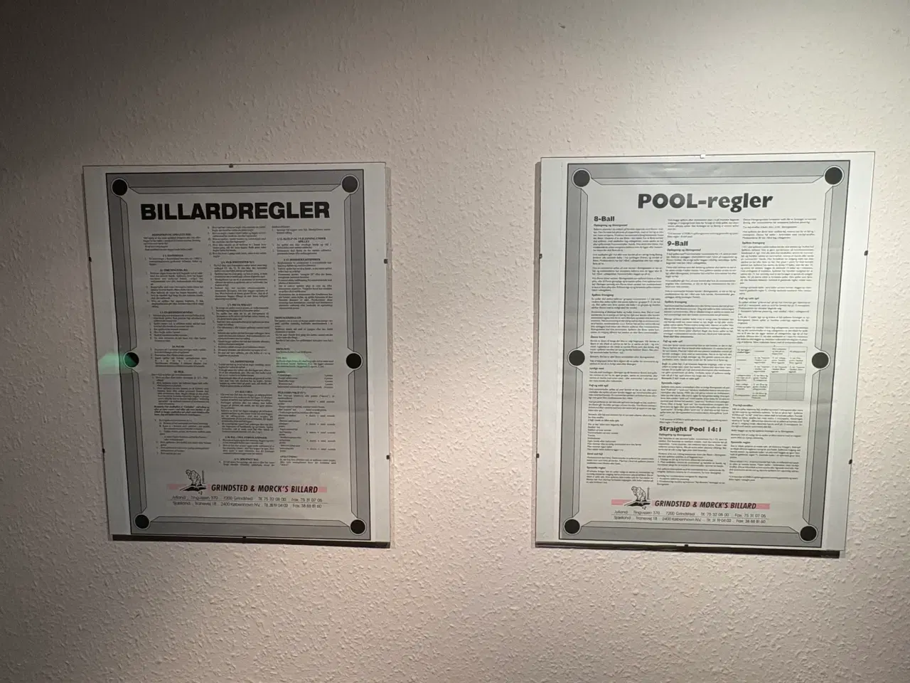 Billede 3 - Komplet billardbord inkl. lamper og alt tilbehør