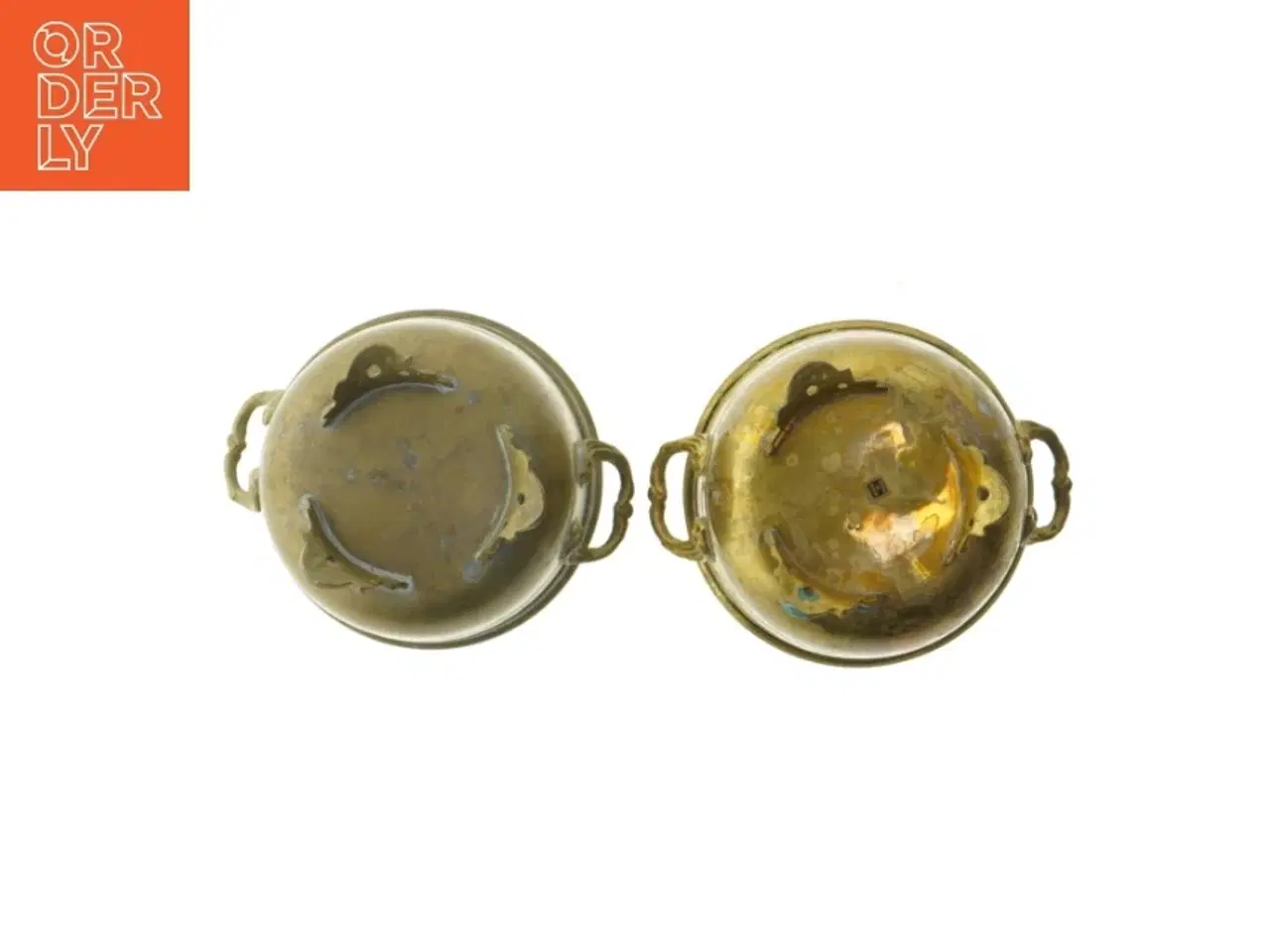 Billede 5 - Messing urtepotteskjuler (str. Ø 13,5x11 cm)