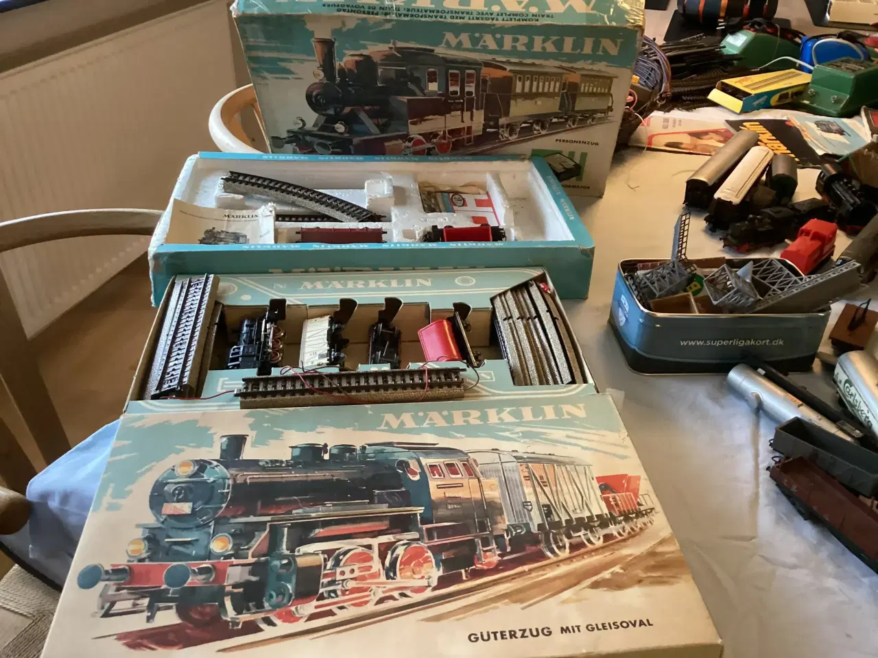 Billede 4 - Mærklin togsæt  med  diverse vogne m.m
