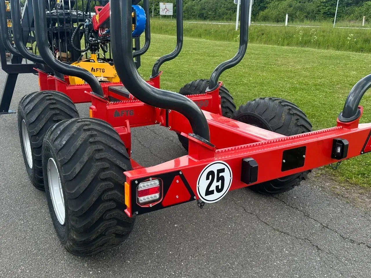 Billede 13 - FTG-Källefall FB90 / FB63Ts FTG FB90 skovvogn med 63m kran