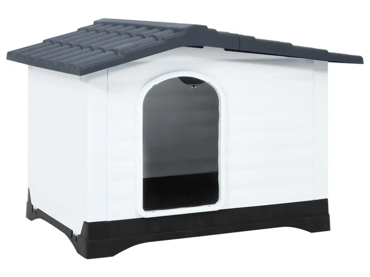 Billede 1 - Hundehus grå 90,5x68x66 cm polypropylen