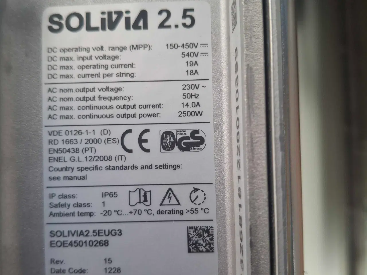 Billede 2 - Solceller invertere