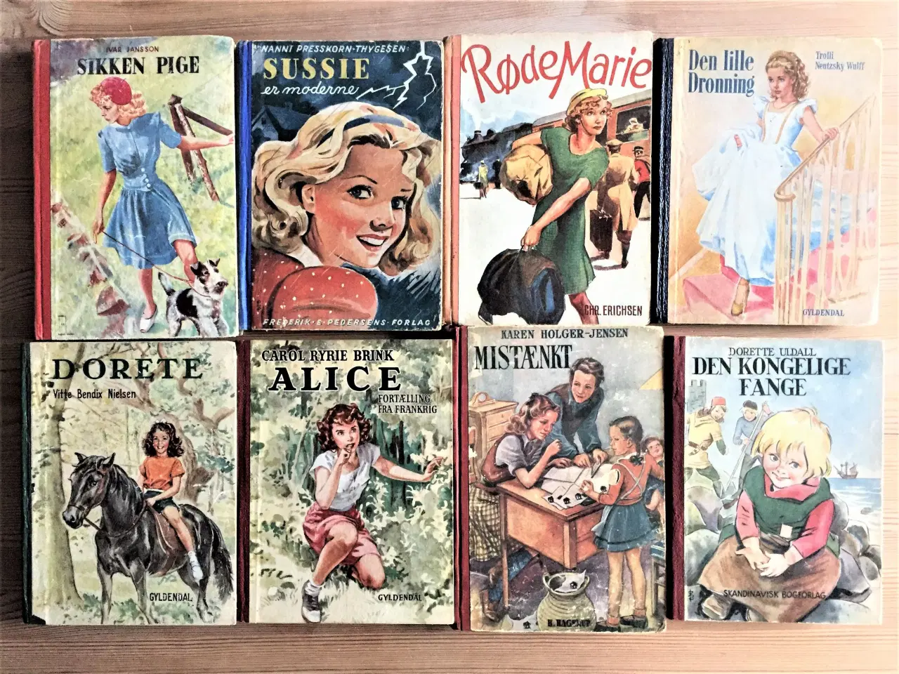 Billede 1 - Gamle pige ungdomsbøger, 39 stk.