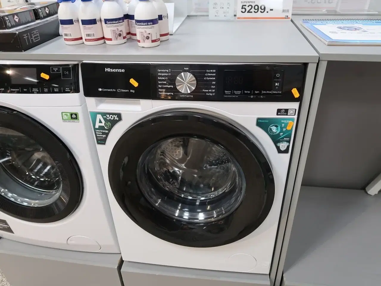 Billede 1 - Vaskemaskine HISENSE WF3S8043BW3