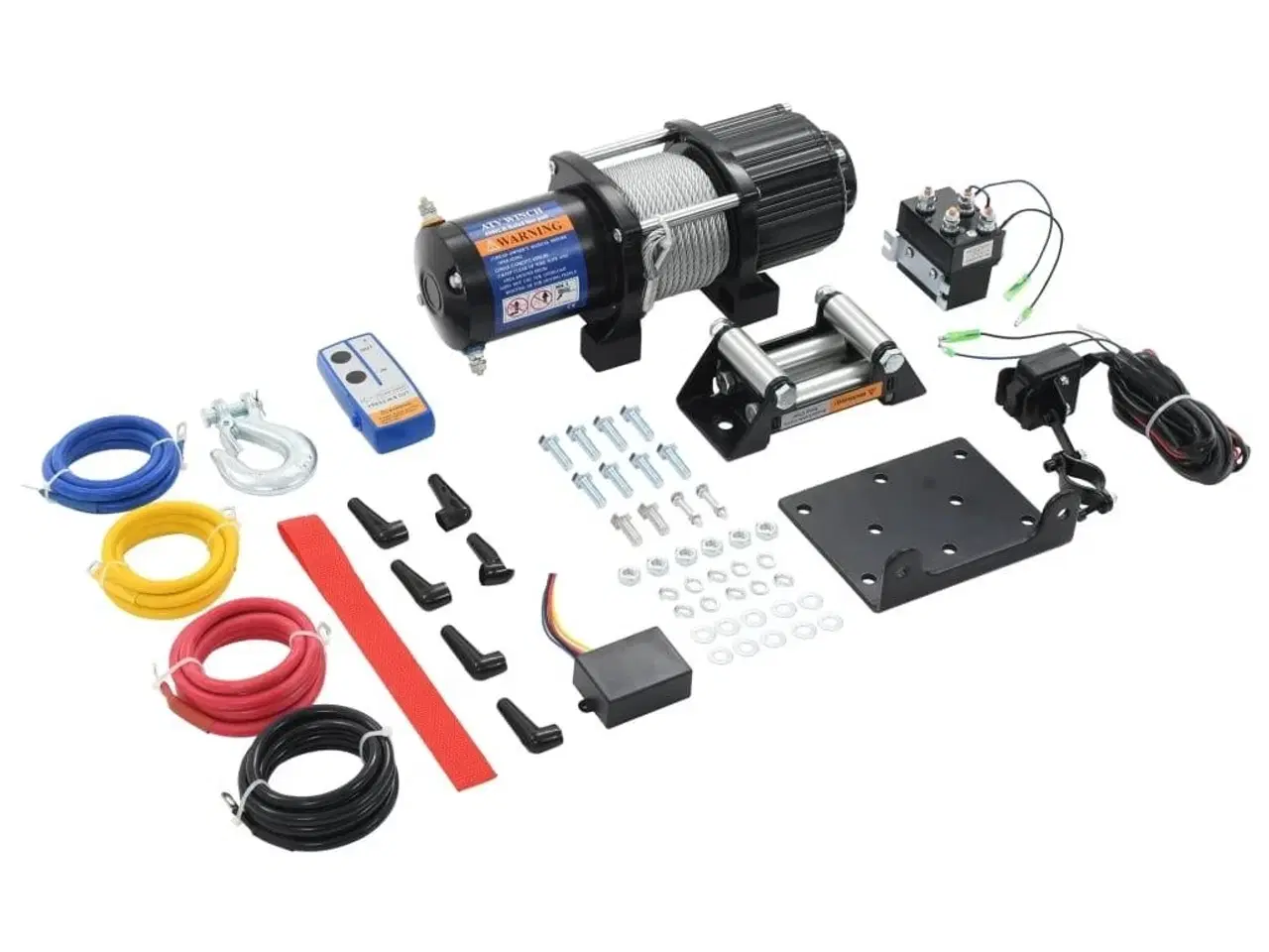 Billede 1 - Elektrisk hejsespil 12 V 4500 lbs 2040 kg med fjernbetjening