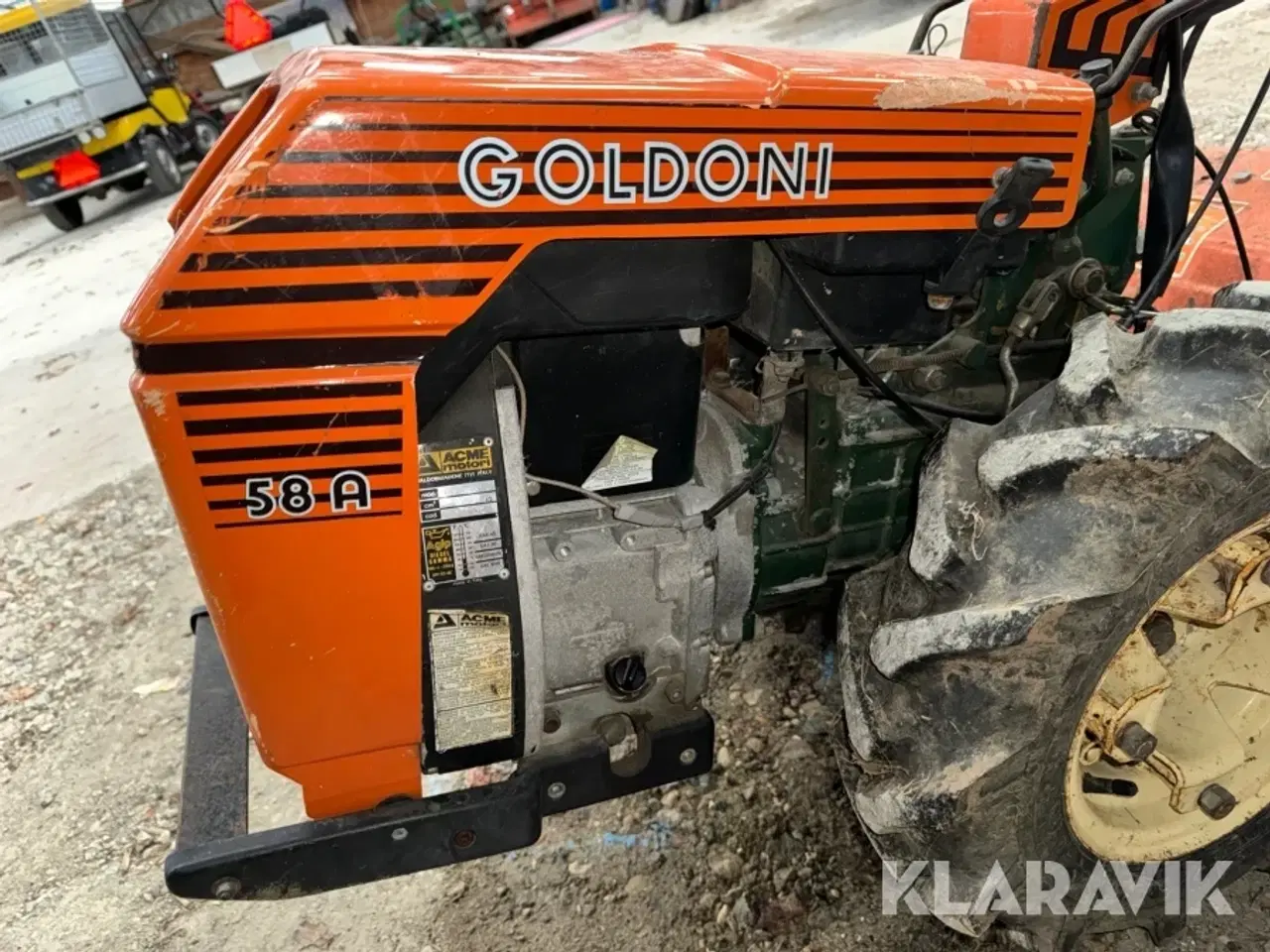 Billede 9 - Redskabsbærer med Fræser Goldoni 58 a
