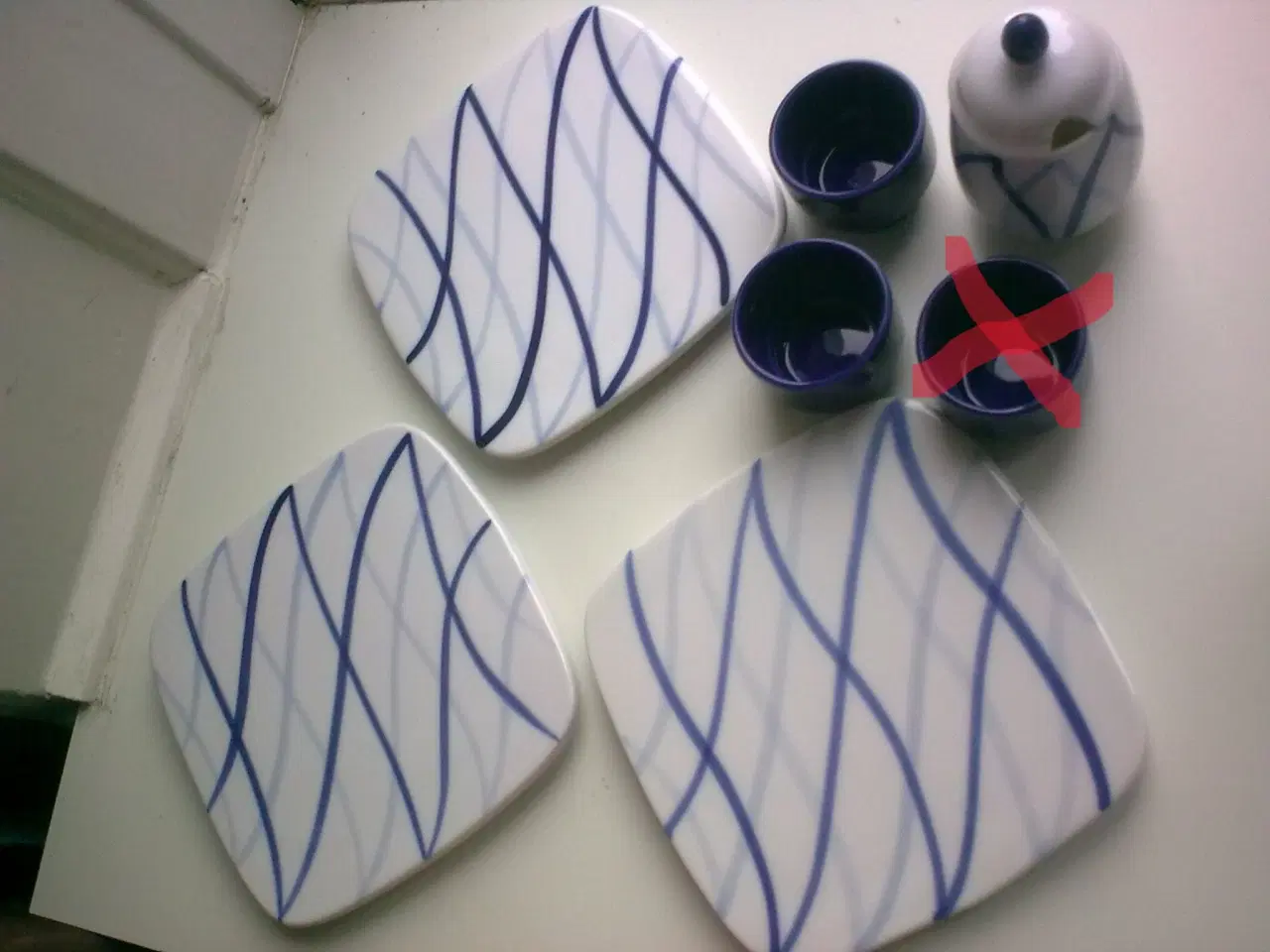 Billede 3 - Dan-ild Lyngby Dansk Blå flamme Harlekin