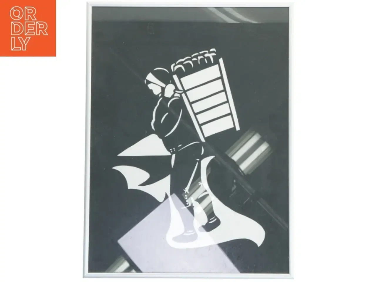 Billede 3 - 2 flotte udskåret billeder i rammer (str. 41x31 cm)