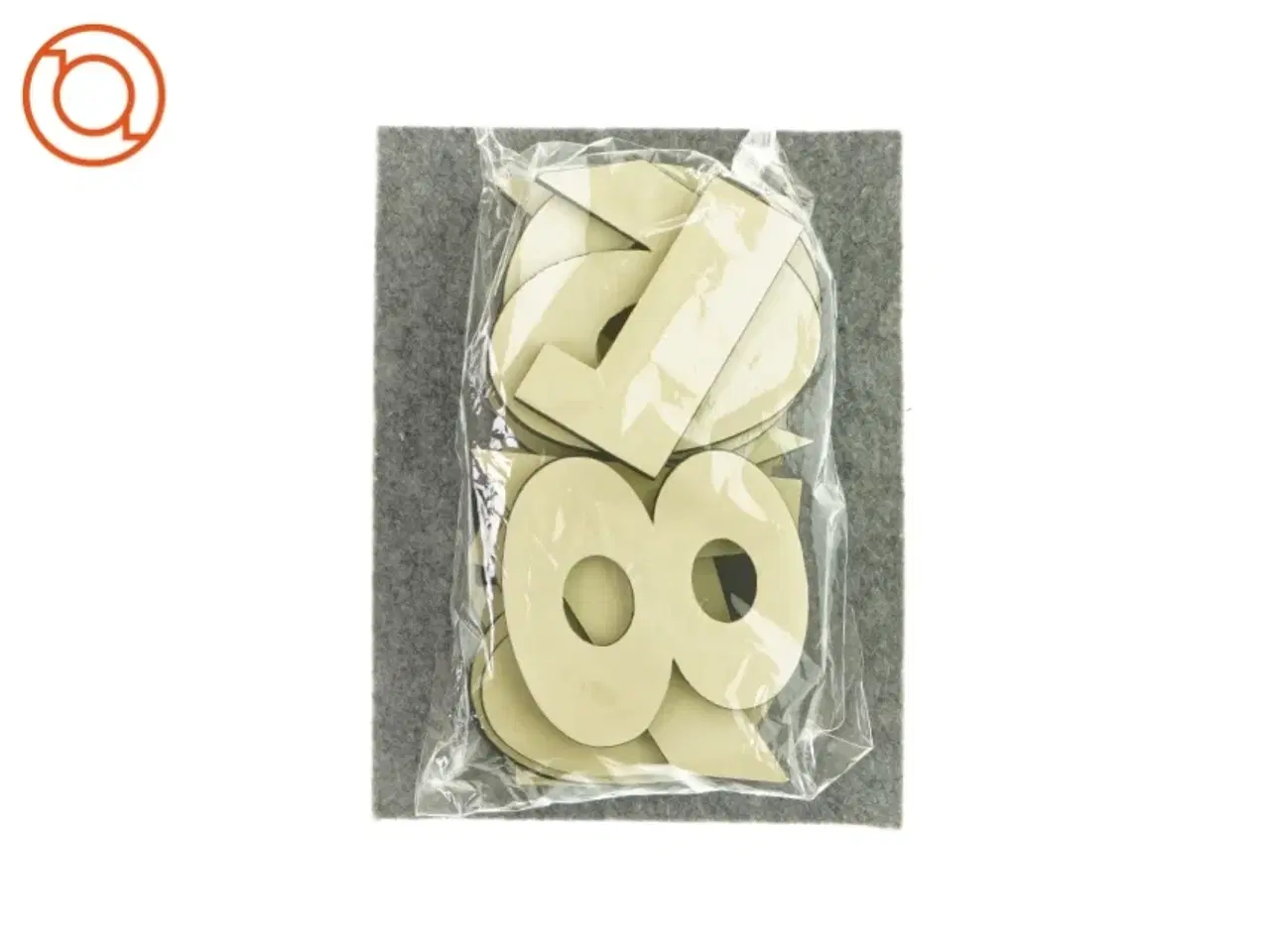 Billede 2 - Skumtal 1-9, fx til vægur, selvklæbende