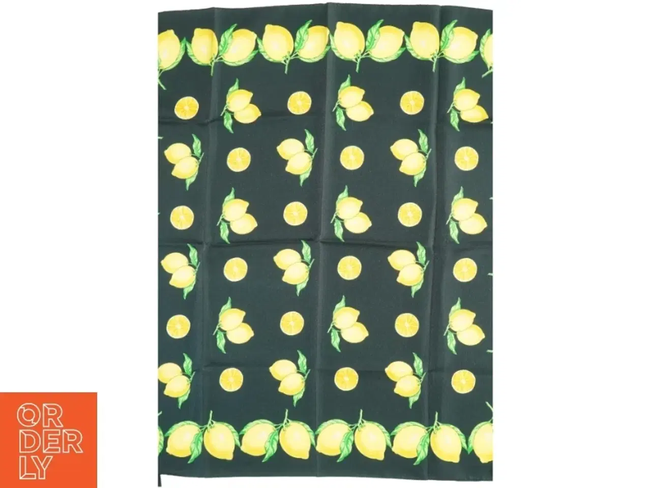 Billede 3 - Dug med citronprint (str. 77 x. 77 cm)