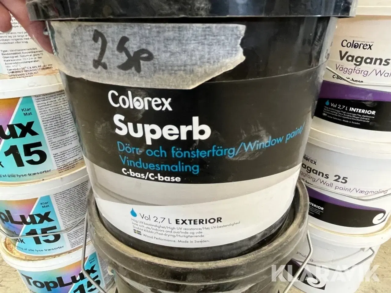 Billede 4 - Maling og lak Colorex/Toplux - 14 styk