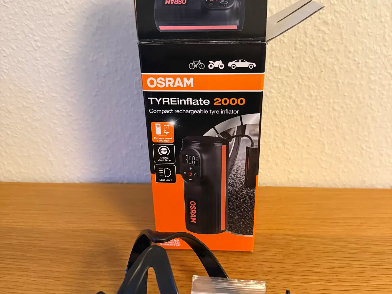 Billede 5 - Osram Tyreinflate 2000 mini kompressor