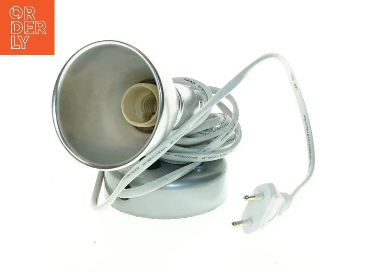 Billede 6 - Sølvfarvede spotlamper (str. 8 cm, diameter 15 cm lang)