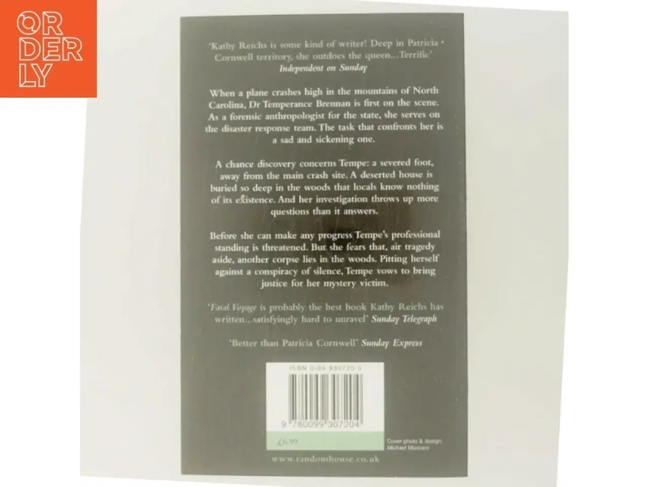 Billede 3 - Fatal voyage af Kathy Reichs (Bog)