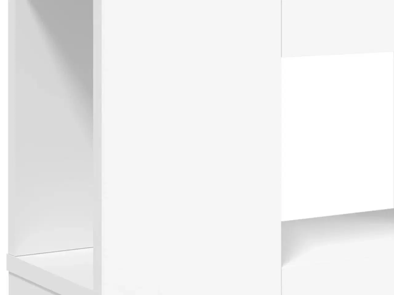 Billede 7 - Sengegavl med LED-lys 200x18,5x103,5 cm konstrueret træ hvid