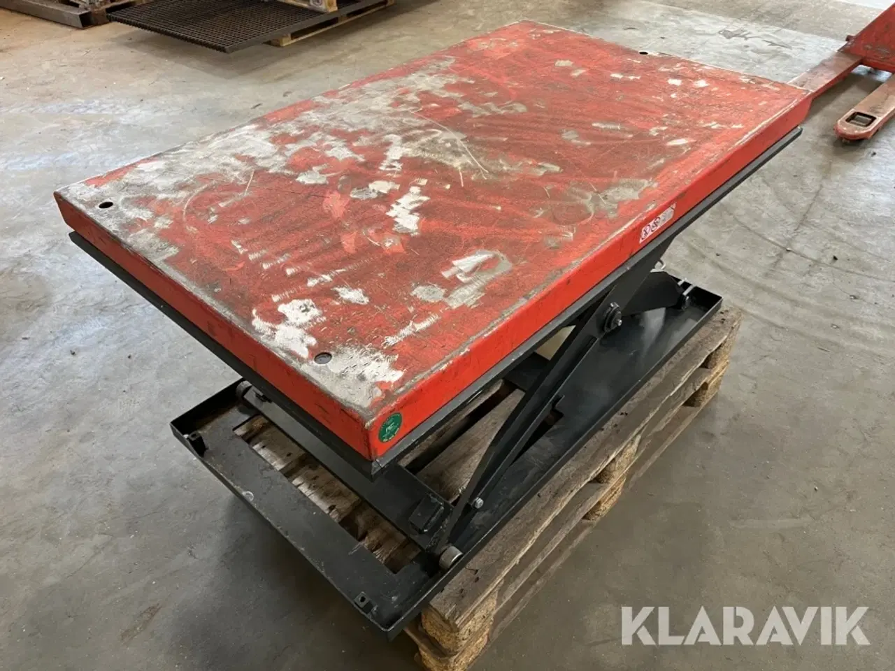 Billede 5 - Løftebord Dansk Værktøjs salg HIW2O 1000 kg