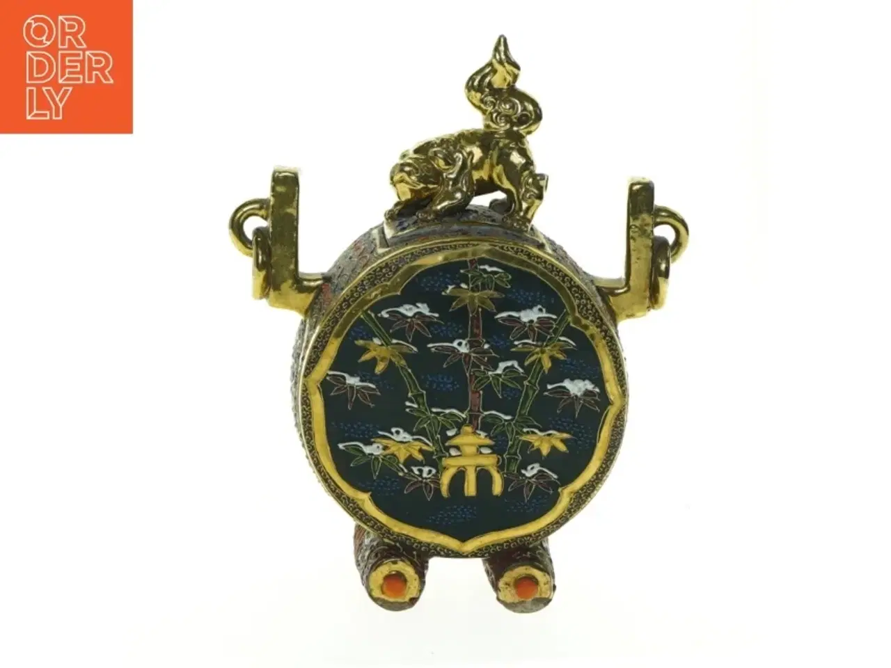 Billede 1 - Asiatisk vase (str. 19 x 15 cm)