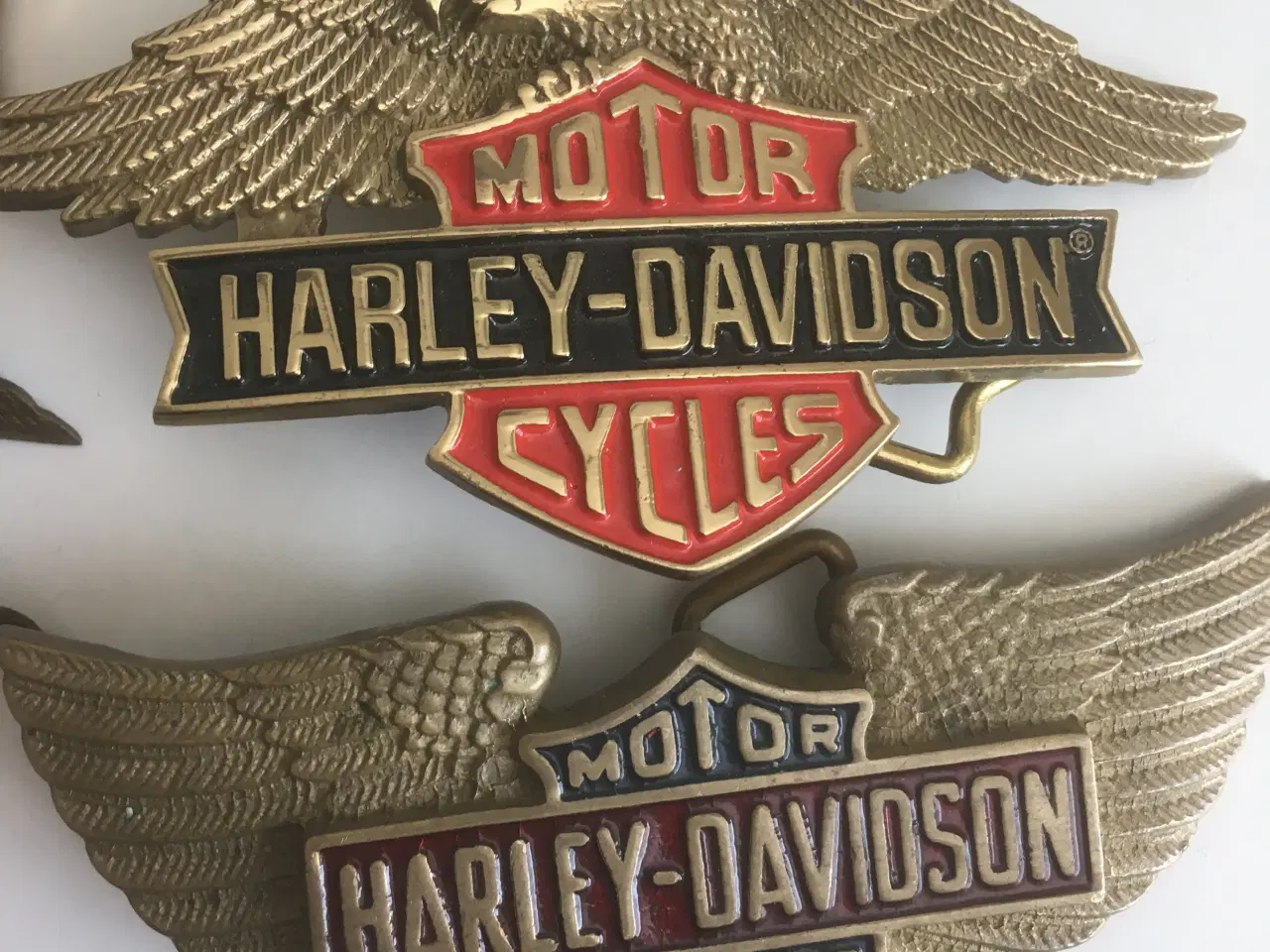 Billede 11 - harley davidson bæltespænde bælte livrem emblem