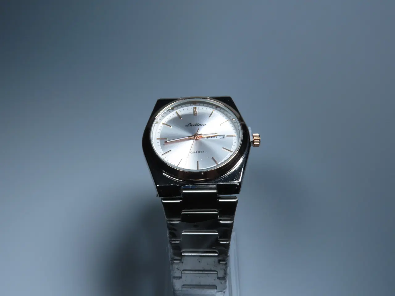 Billede 1 - Dedima hvid og guld Quartz Ur
