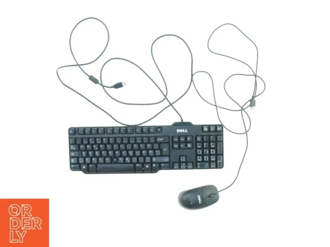 Billede 1 - Keyboard og mus fra Dell (str. 44 x 13 cm 12 x 6 cm)