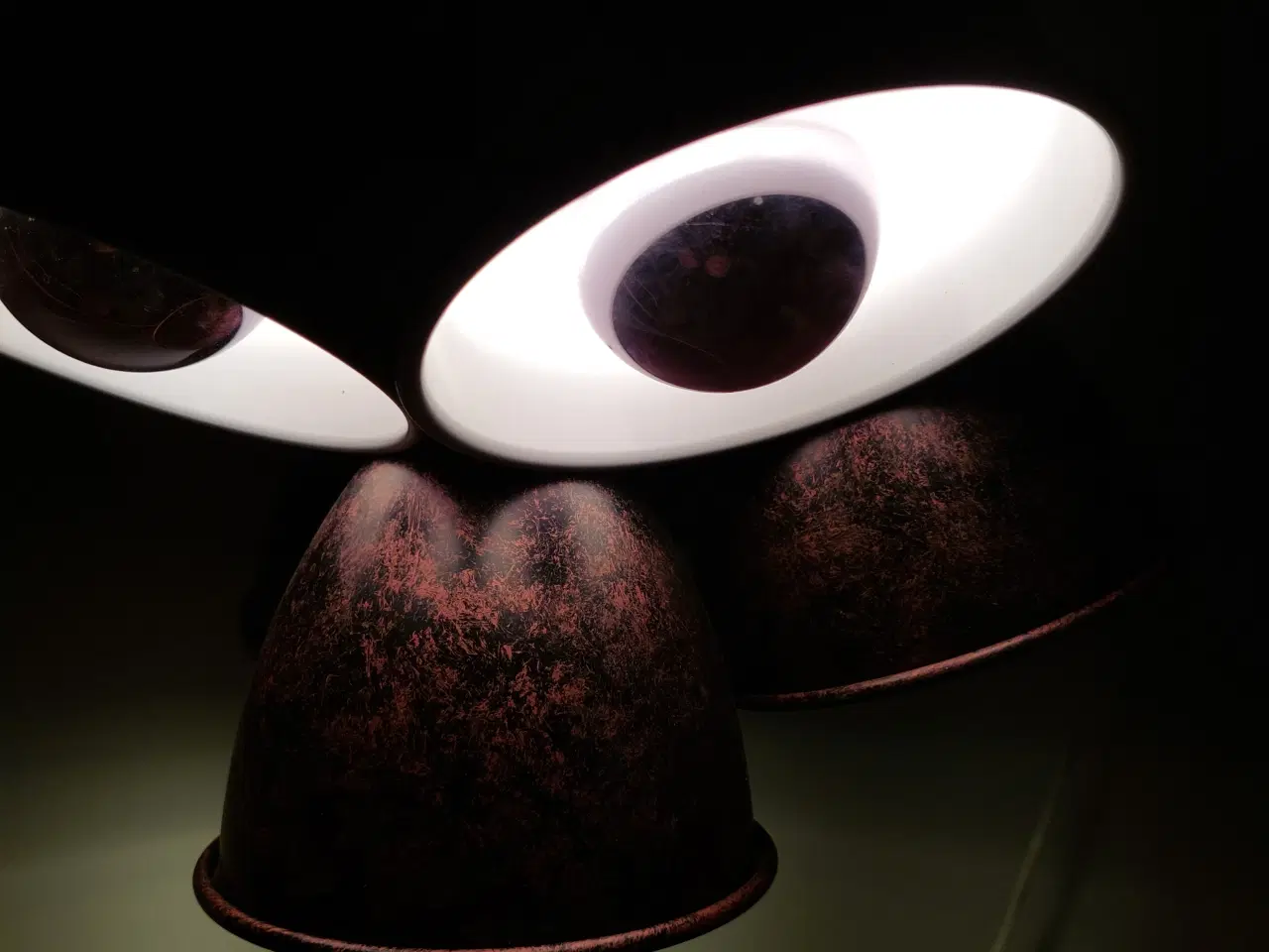 Billede 3 - Loft lamper i metal - 7 stk.