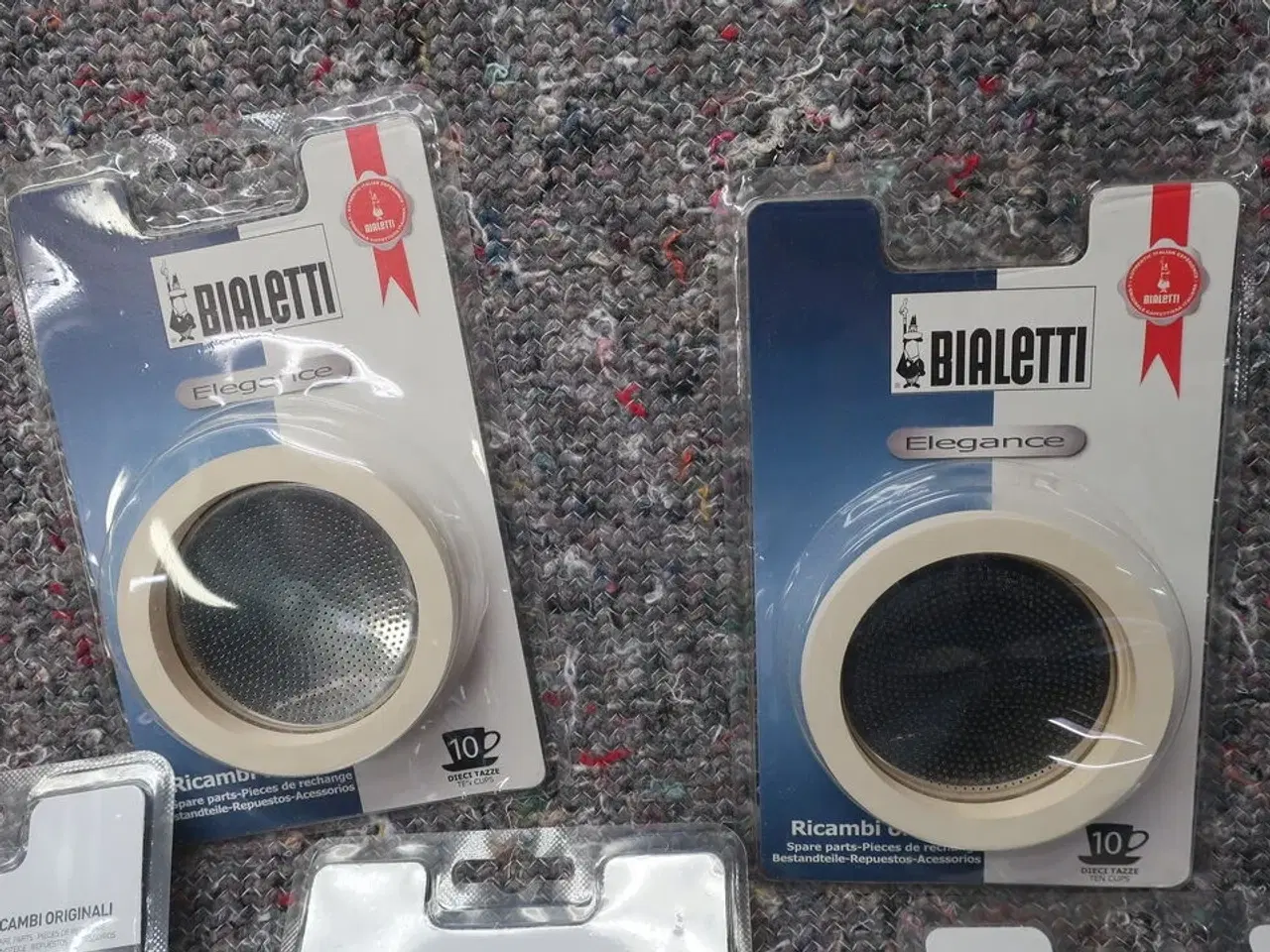 Billede 9 - Kasse med pakningssæt, stempelkandefiltre BIALETTI