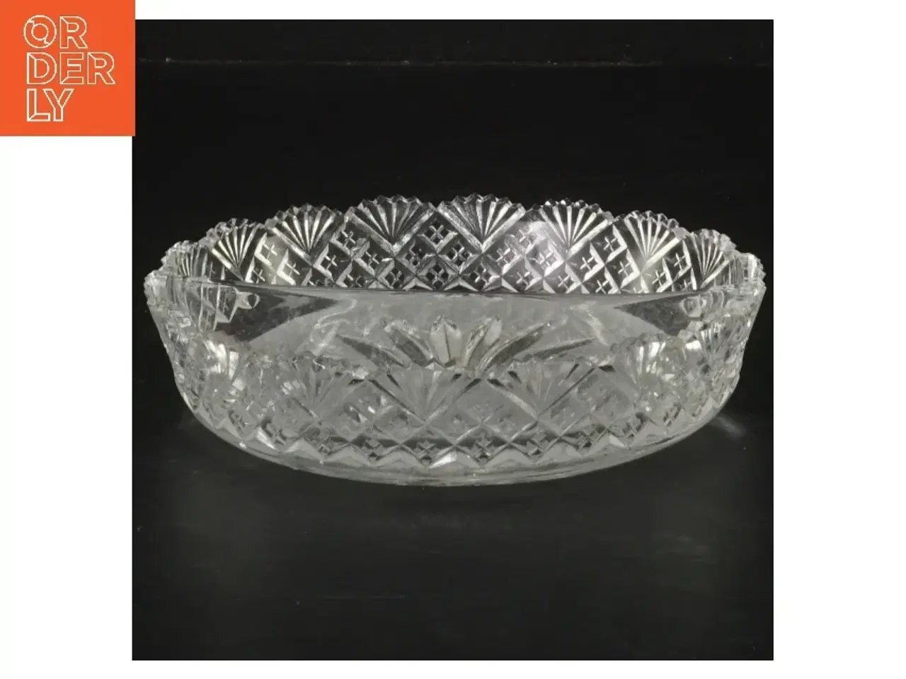 Billede 1 - Gammel Krystal glasskål fra holmegaard(str. Ø 14,5 cm)