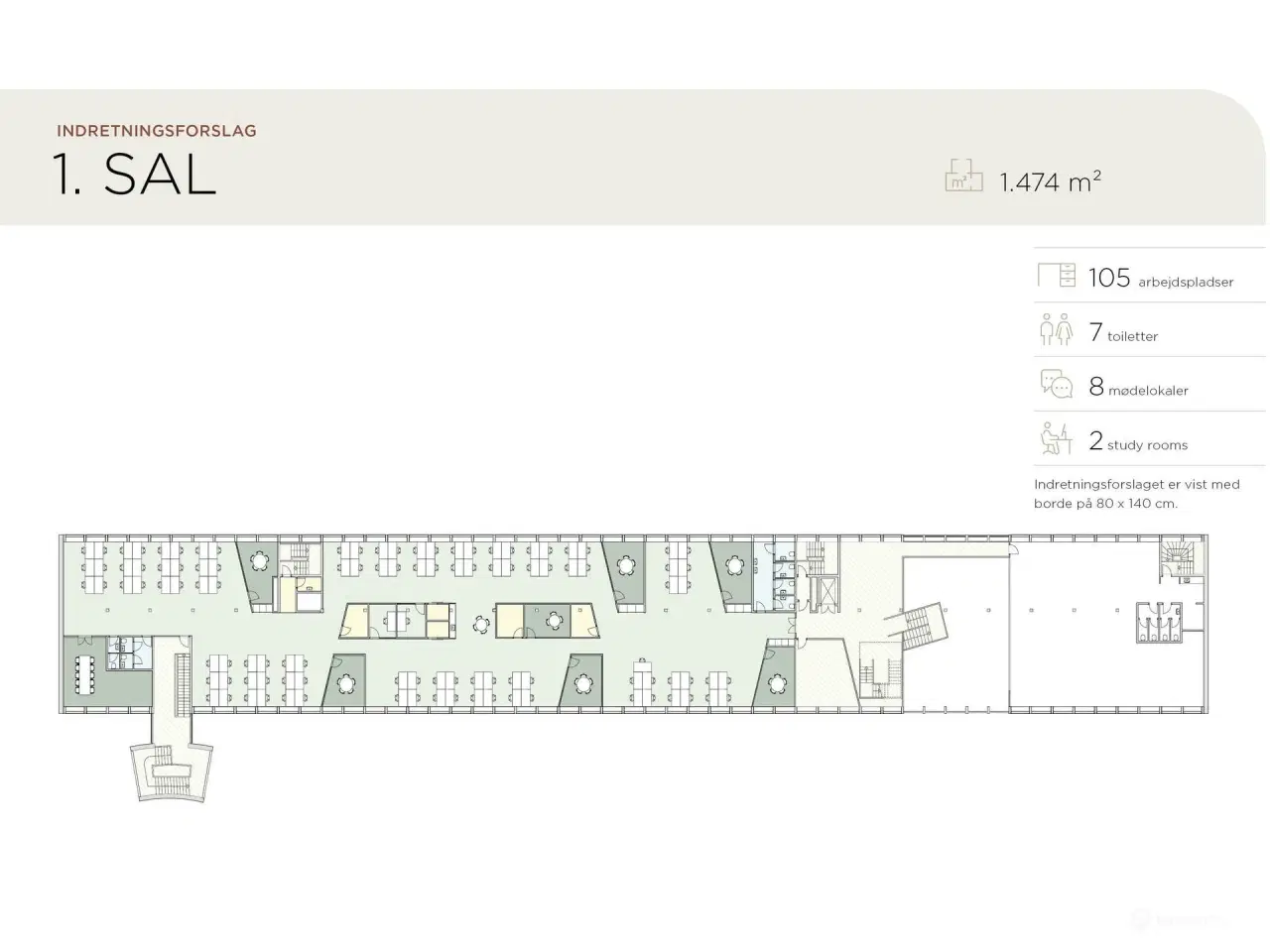 Billede 16 - Effektivt kontor med fælles kantine