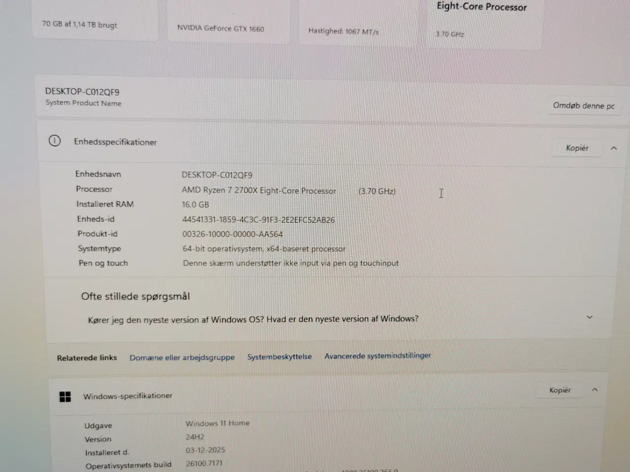 Billede 6 - Gaming PC Uden tilbehør (skærm,tastatur,mus)