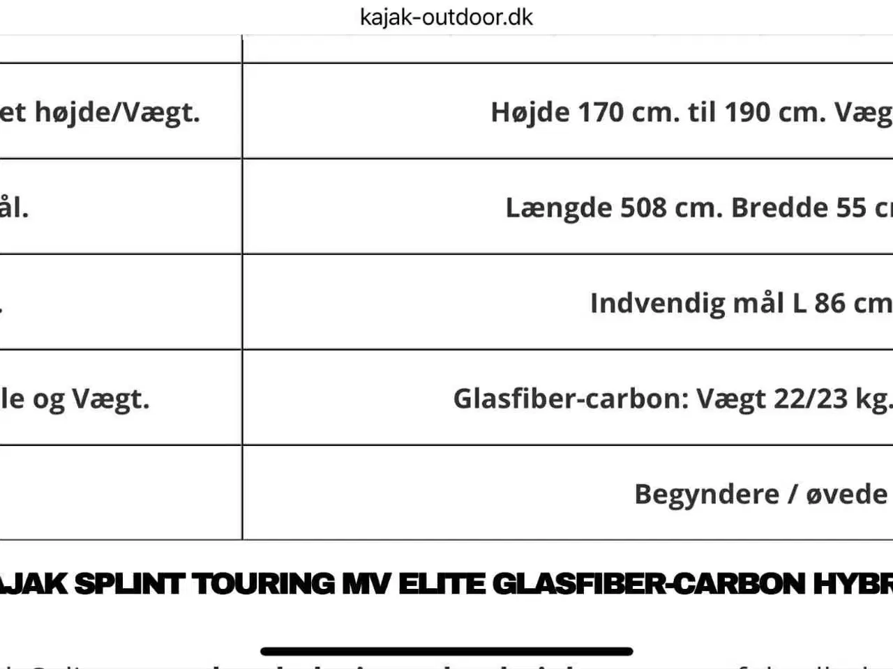 Billede 9 - Sprint havkajak 