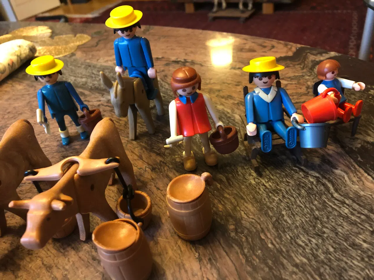 Billede 2 - Playmobil landsmandsfamilie m dyr