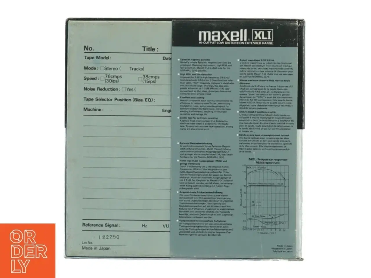 Billede 4 - Maxell XL II 35-90B Audio Tape fra Maxell (str. 18 x 18 cm)