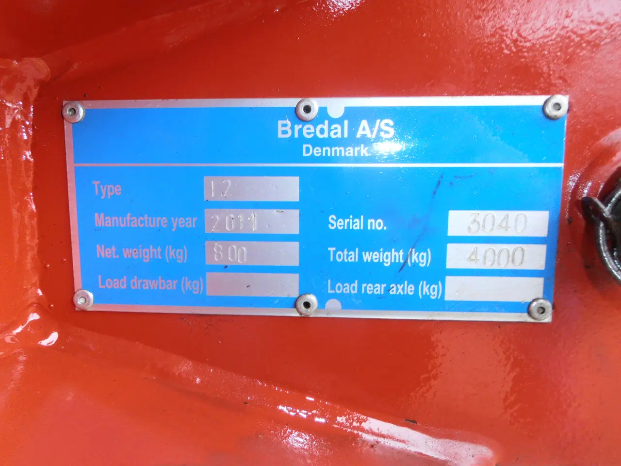 Billede 9 - Bredal F2 , Gødningsspreder .